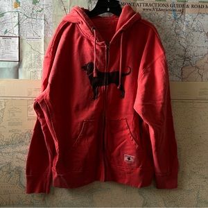 Black Dog Sweatshirt - Red - M